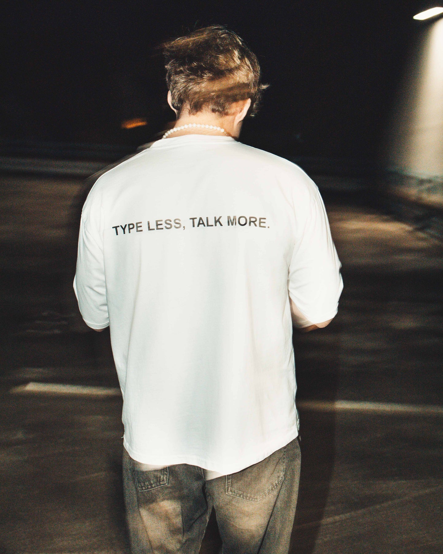 Type less, talk more. T-Shirt